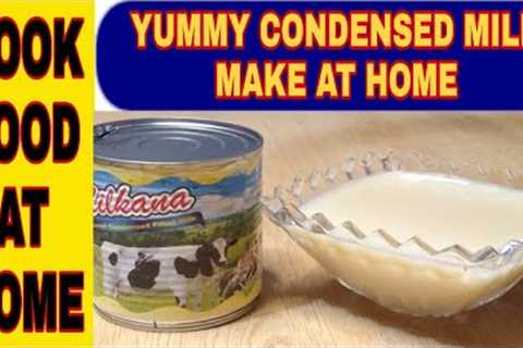 Condensed milk recipe,Homemade condensed milk Quick and Easy,yummy desserts make At Home,English CC
