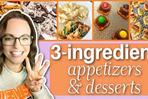 5 Easy Appetizers & Desserts for your next party! | GAME DAY FOOD!