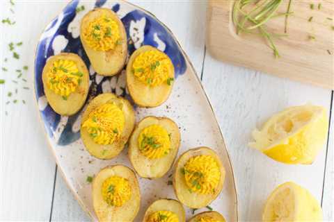 Vegan Deviled Eggs {Deviled Potatoes}