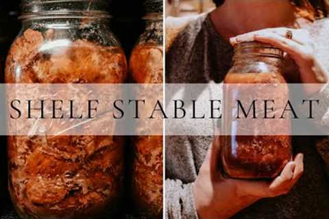 Shelf Stable MEAT and MEALS for your Pantry | Pressure Canning Beef