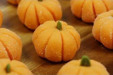How to Make Cute & Delicious Condensed Milk Pumpkin Truffle | Fun & Easy DIY Halloween..