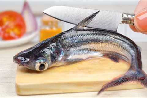 🦈 Best Of Miniature Cooking | Yummy Miniature Thai Fish Curry Recipe | Delicious Tiny Fish Tutorial