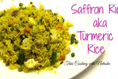 How to make Saffron Rice with Vegetables aka Turmeric Rice - Episode 309