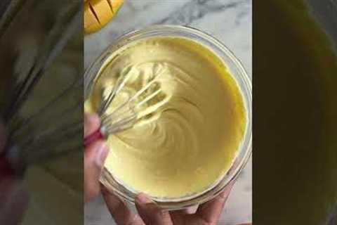 CREAMIEST MANGO BHAPA DOI RECIPE | EASY MANGO BENGALI DESSERT AT HOME #shorts