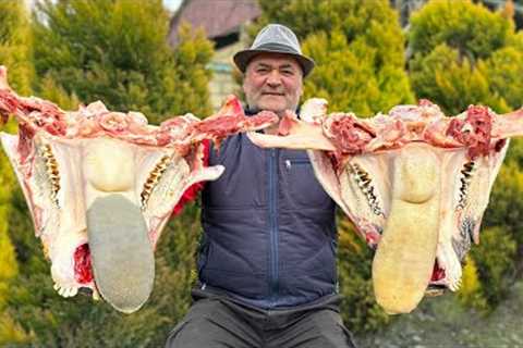 AN UNFORGETTABLE RECIPE FROM 10 KG OF MYSTERIOUS MEAT! TRADITIONAL KHASH DISH