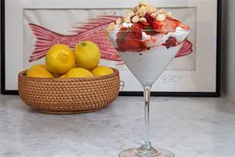 Welcome Spring With This No-Bake Strawberry Basil Fool