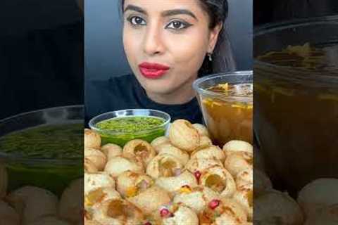 100 Spicy Panipuri Eating Challenge |  Golagappa Eating Challenge |  Street Food ASMR Eating Mukbang