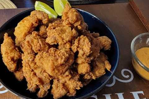 Crispy, juicy and soo delicious! Fried Chicken Chunks!|| Chicharron De Pollo🤩