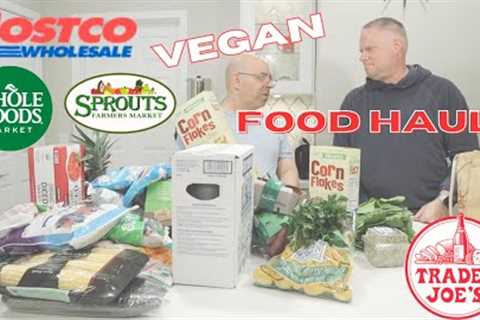 Our HEALTHY FAMILY Grocery Haul from Costco, Trader Joe''s, Whole Foods and Sprouts - VEGAN