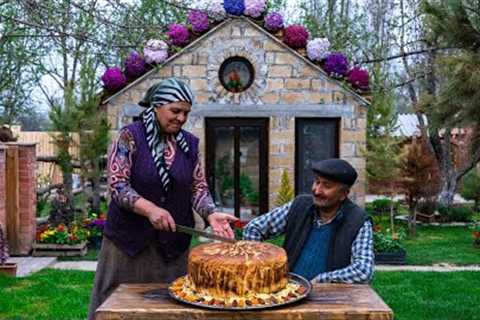 The King Dish of Azerbaijani Cuisine : SHAKH PILAF - With Beef and Pumpkin
