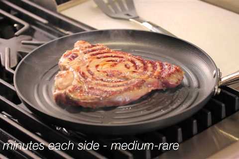 Grilling Steak on a Grill Pan