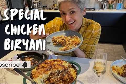 SPECIAL CHICKEN BIRYANI | Trying the delicious PARSI CHICKEN BIRYANI recipe | Food with Chetna