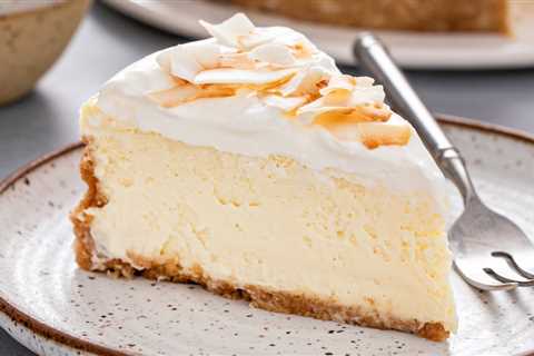 Triple Coconut Cheesecake