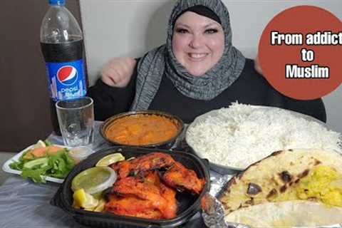 INDIAN FOOD MUKBANG  WHOLE TANDOORI CHICKEN AND PANEER BUTTER MASALA