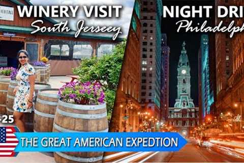 Winery Tour in US | Philadelphia Nightlife | Travel Vlog