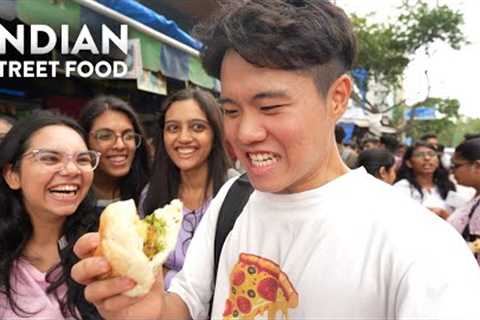 Korean tries Indian Street Food for the first time