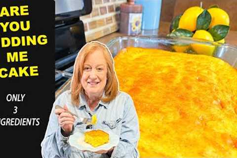 ARE YOU KIDDING ME CAKE, 3 Ingredient Cake Recipe