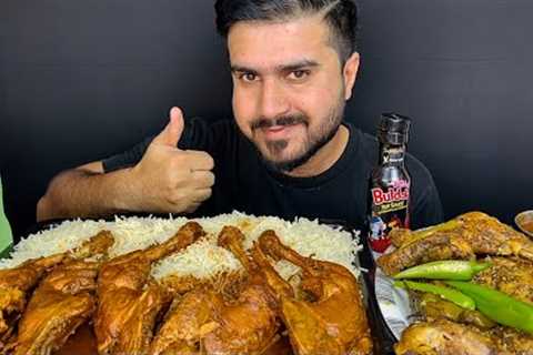 ASMR EATING SPICY CHICKEN CURRY+SPICY CHICKEN LEG CURRY+TANDOORI NAAN || MUKBANG