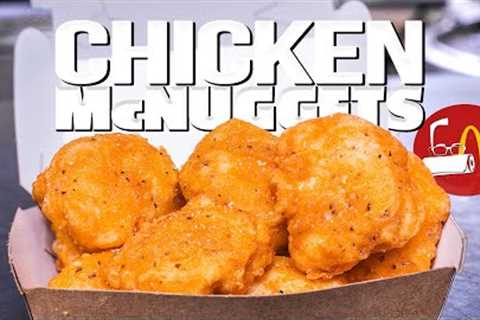 CHICKEN McNUGGETS FROM McDONALD'S...BUT HOMEMADE & WAY BETTER, OMG! | SAM THE COOKING GUY
