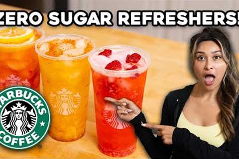 Make Your Own Starbucks Refreshers at Home! | Zero Sugar | Weight Loss
