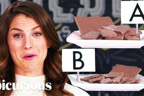 Chocolate Expert Guesses Cheap vs. Expensive Chocolate | Price Points | Epicurious