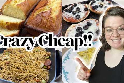 Crazy Cheap Meals that ANYONE Can Make || No Food Waste Recipes + a sweet treat!