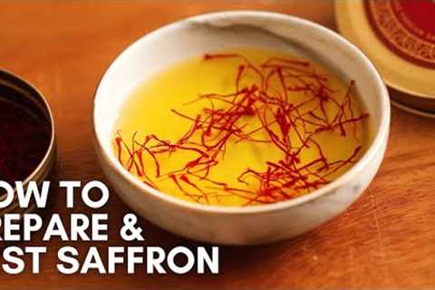 How to Prepare and Test Saffron