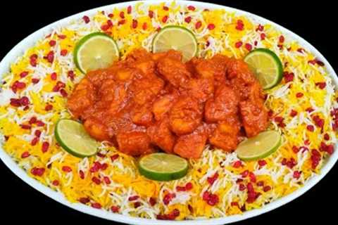 Ramadan Recipes 2023 || Sweet And Sour Chicken With Saffron Barberry Rice || Iranian Barberry Rice