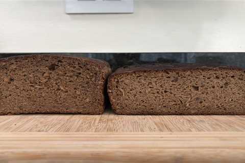 Ginsberg's Scalded Rye Bread and bread pans