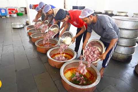 Biggest Mutton Biryani Mega Factory Daily 1000 Kg Biryani Making Rs. 270/- Only l Hyderabad Food
