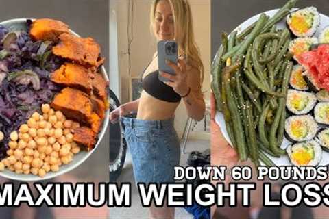 Meals for MAXIMUM Weight Loss / Super busy day