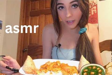 SMACKING ON INDIAN FOOD (ASMR)