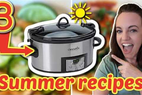 Summer CROCKPOT dinners that are simple and AMAZING!