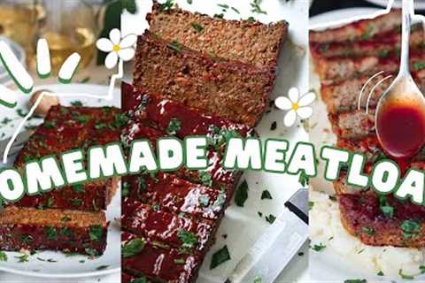 HOW TO MAKE THE BEST HOMEMADE MEATLOAF! 2 Easy Recipes