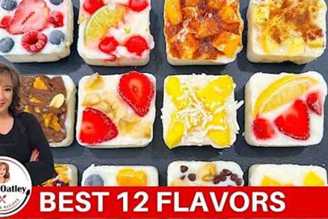 Frozen Yogurt Bars | Healthy Treat with 12 Different Flavors