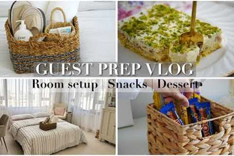GUEST PREP VLOG | Air Bed | Room Set Up | Shahi Tukda | Snacks