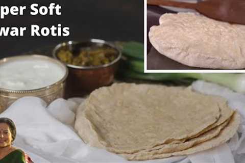 How to make Soft Thin Jowar Rotis | Ragi | Bajra Roti | Millet Chapati Recipe | Millet Bhaakri