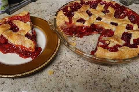 BEST Strawberry-Rhubarb Pie (my secret ingredient)