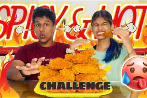 SPICY & HOT CHICKEN WINGS CHALLENGE🍗🥵 | Eating Challenge🍖🥳 | thejathangu😉