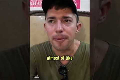 Foreigner reacts to Indian food 🇮🇳