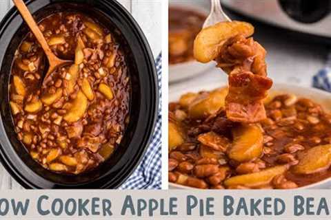 Slow Cooker Apple Pie Baked Beans