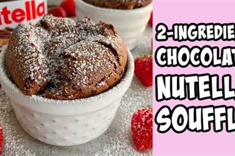 Nutella Soufflé Recipe #shorts
