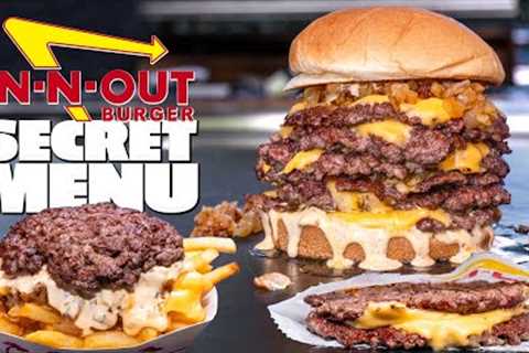 WE MADE THE ENTIRE IN-N-OUT SECRET MENU AND THIS HAPPENED... | SAM THE COOKING GUY