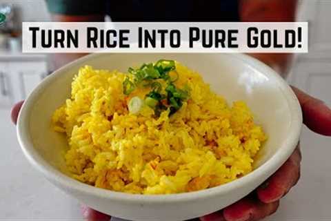 How to Make Saffron Rice Recipe | Delicious Saffron on Rice | Super Easy Saffron Yellow Rice Recipe