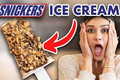 Healthy Snickers Ice Cream Bars | Low Calorie & Low Carb