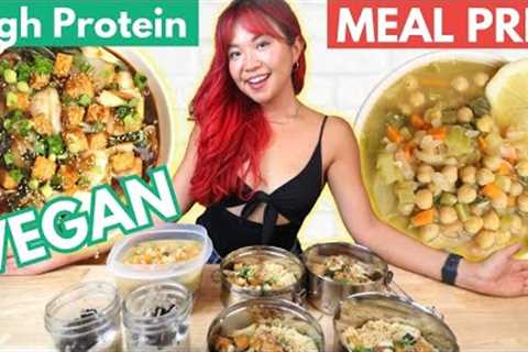 High Protein Vegan MEAL PREP For FITNESS!
