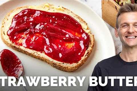 How to Make and Can Strawberry Butter | Perfect summer recipe for use later in the year!