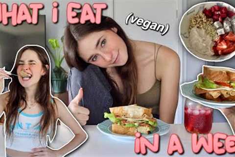 what i eat in a week as a vegan!!!!