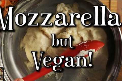 Mozzarella Cheese but VEGAN - Super Easy Tasty Recipe