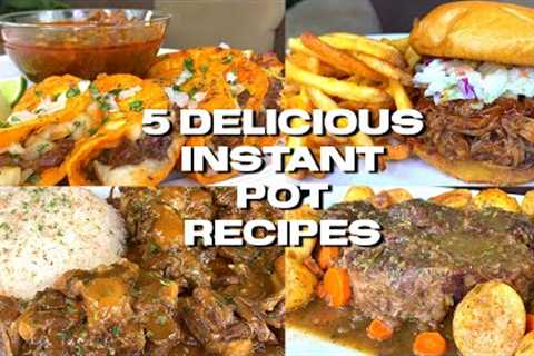 5 INSANELY DELICIOUS INSTANT POT RECIPES!